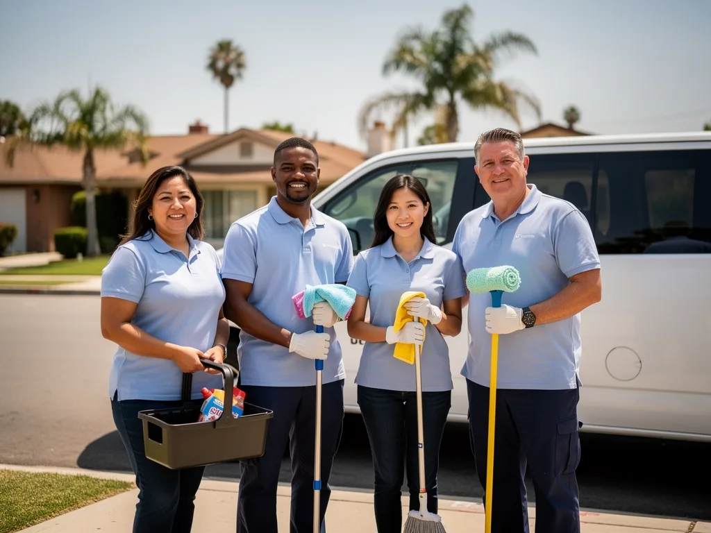 Los Angeles Sewage Cleanup Group team